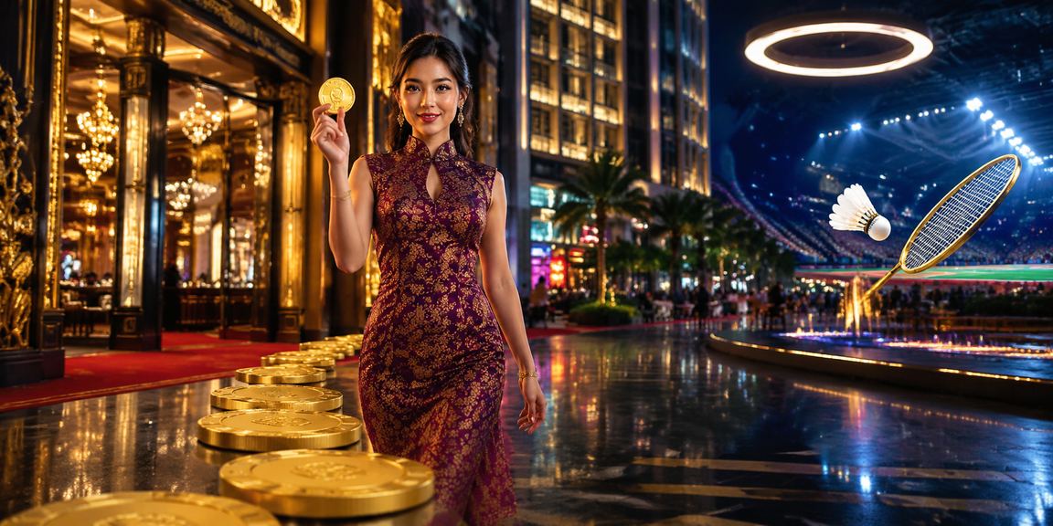 Hiburan kasino gaya Melayu di Kuala Lumpur dengan suasana malam yang meriah