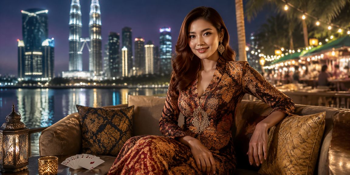 Rummy game featuring Kuala Lumpur batik motifs, reflecting Malaysia's local casino culture